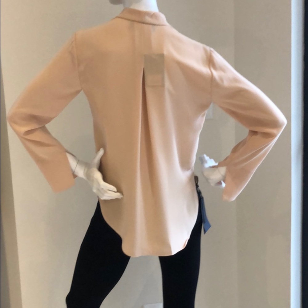 Marlene Birger nude long sleeve blouse - Picture 3 of 3